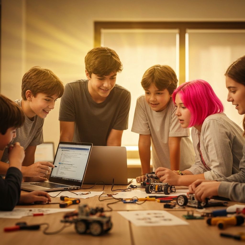 After-school program students